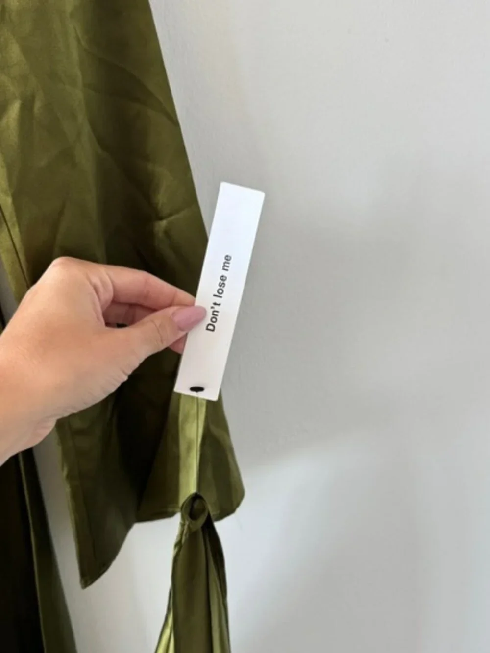 REFORMATION NWT Pike Silk Maxi Dress in Moss - Picture 14 of 14